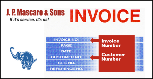 commercial trash pickup invoice sample