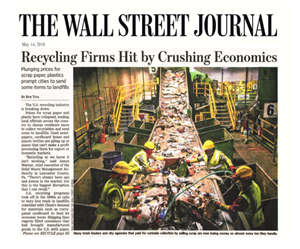 Recycling, Once Embraced by Businesses and Environmentalists, Now Under Siege