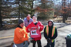 J.P. Mascaro crew pays a special visit to 11-year-old